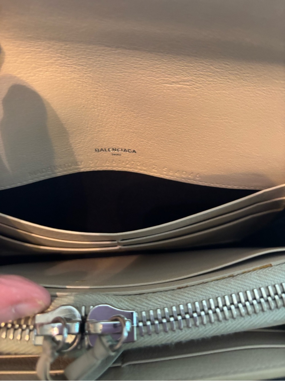 Authentic Balenciaga Papier Leather Envelope Continental Wallet WOC Ready - Picture 9 of 12